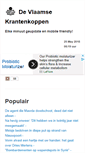 Mobile Screenshot of dekrantenkoppen.be